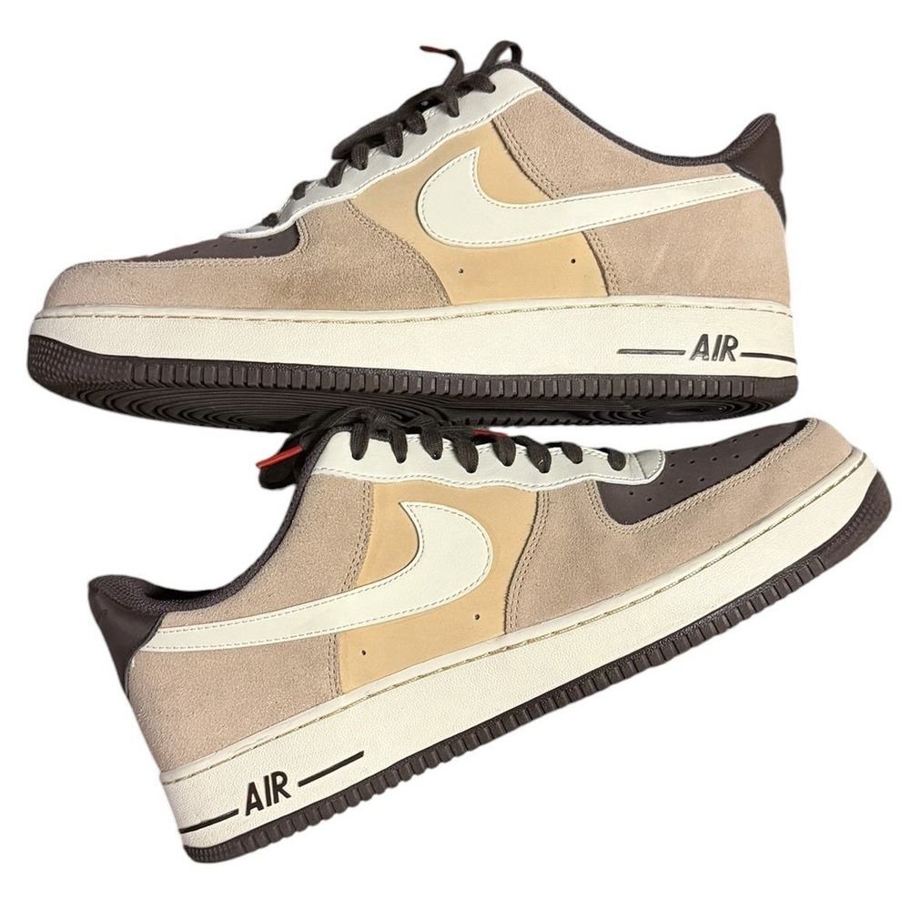 Nike Air Force 1 '07 Hemp Coconut Milk Brown FB8878-200 Men's Size 13 - Picture 5 of 11